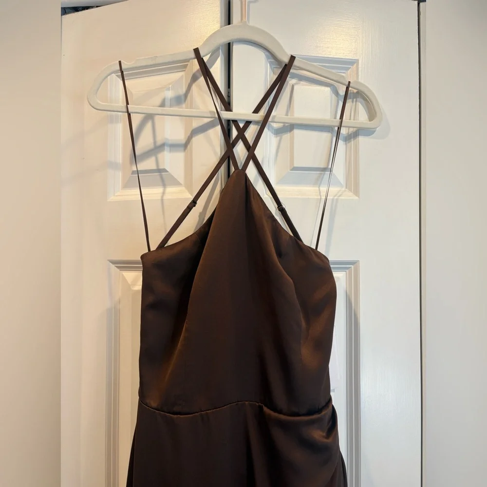 REFORMATION Myra Silk Dress NWT - Picture 5 of 9